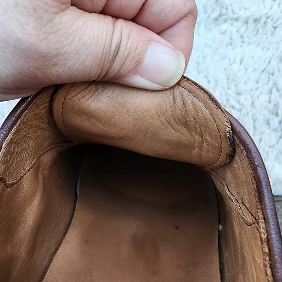 AQUATALIA Men Shoes Scott GrainLight Brown Leather Oxford Casual Sz 9 Italy main image 8